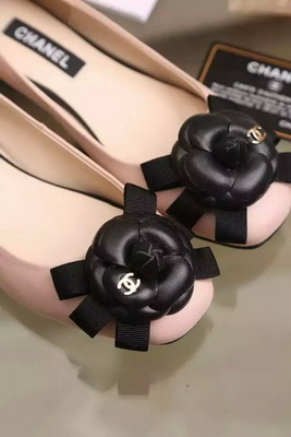 CHANEL Shallow mouth flat shoes Women--130